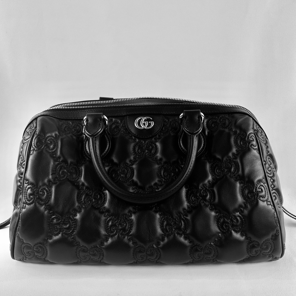 Gucci Matelasse Boston Handbag